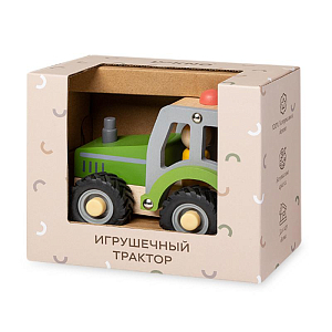 Игрушечный трактор LUKNO, зелёный